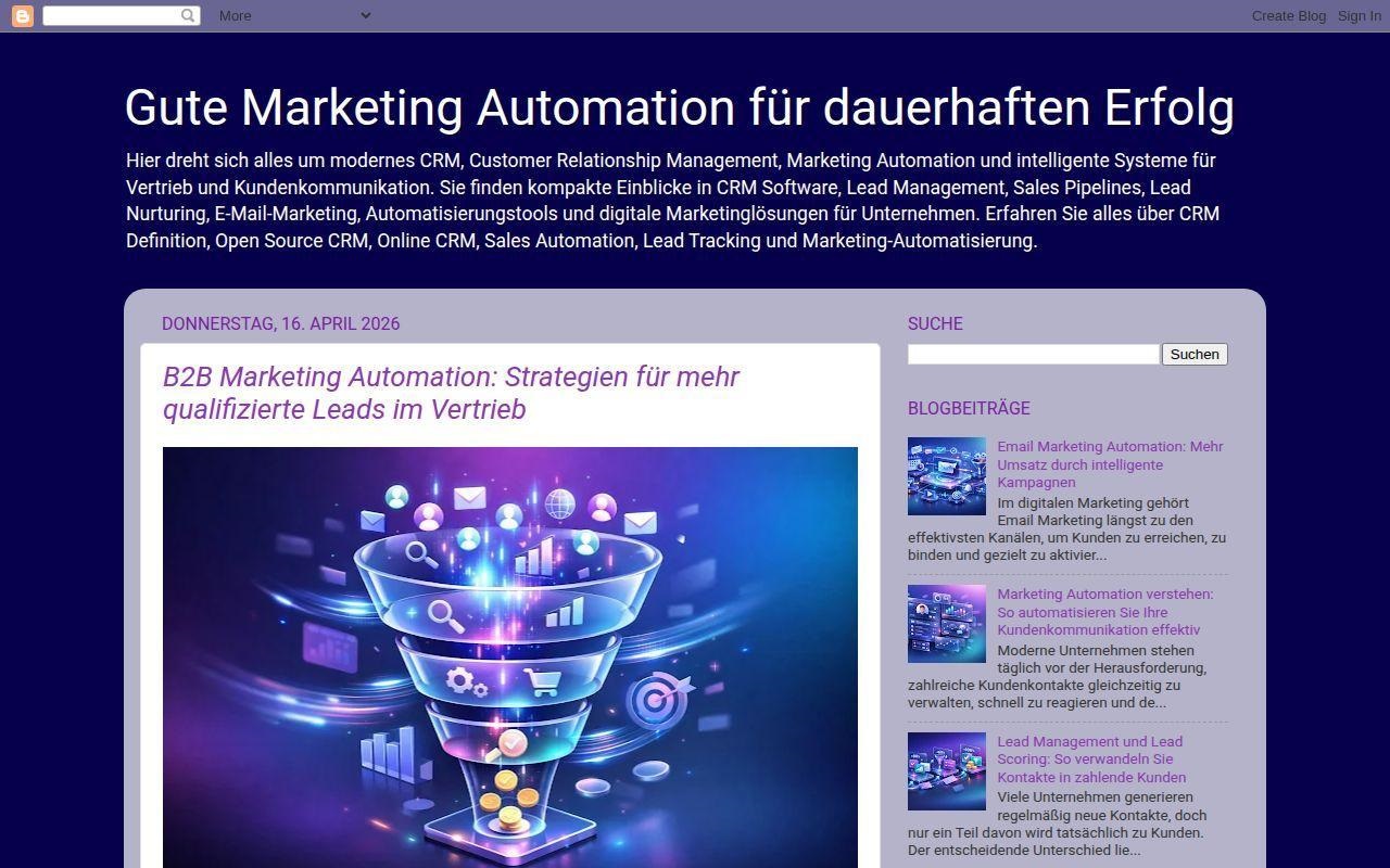 Gute Marketing Automation für dauerhaften Erfolg